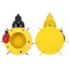 5.4cm Diameter Flower Pot Decor Ladybug Shaped Smoothing Surfaces Iron