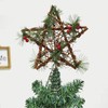 HERZONE Christmas Tree Topper in Star Shape, Star for Christmas