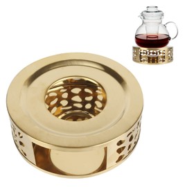 Teapot Warmer Stainless Steel Tea Warmer Tea Light Holder Teapot Warmer Tea Light Heater with Tea Light Holder