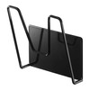 Yamazaki 5141 Magnetic Pot Lid Holder, Black, Approx. W 5.3