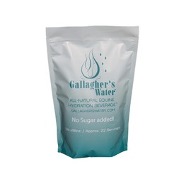 GALLAGHER'S WATER All-Natural Equine Hydration Beverage, Natural Flavor Enhancement Powder Mix with Electrolytes and Trace Minerals Designed to Encourage Horses to Drink Water, No Sugar Added!