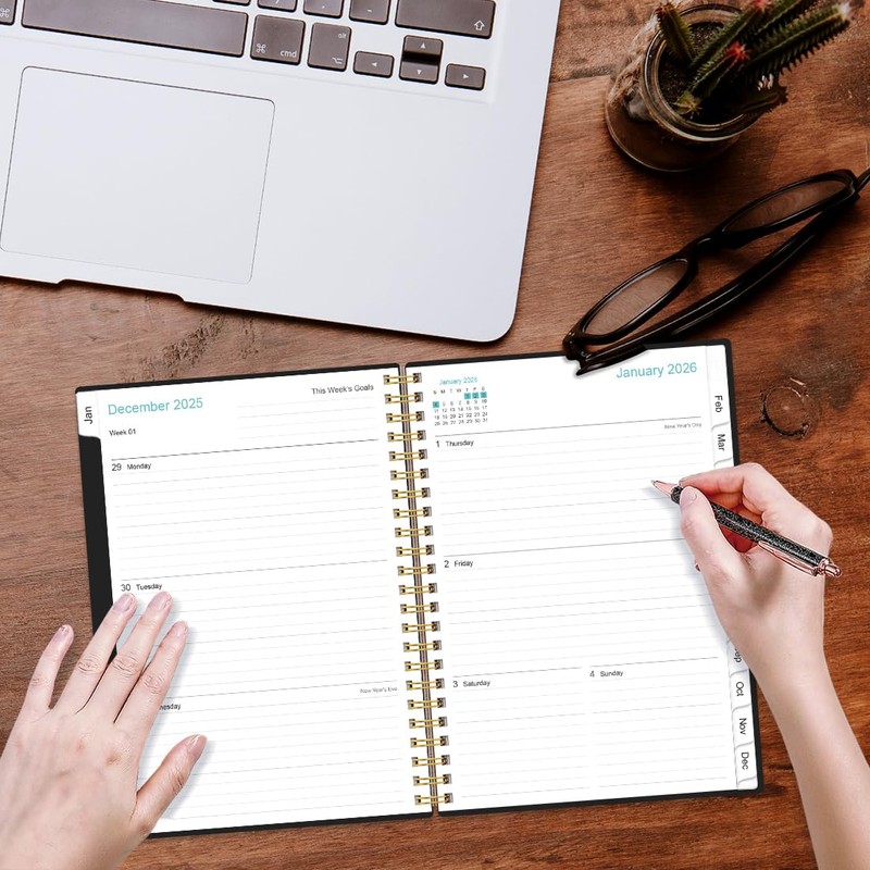 2026 Planner - Weekly and Monthly Calendar Planner from Jan