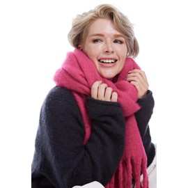 DiaryLook Chunky Scarf Ladies Winter Fluffy Scarf Gifts for Women Chunky Blanket Scarf Presents for Mum Oversized Thick Shawl