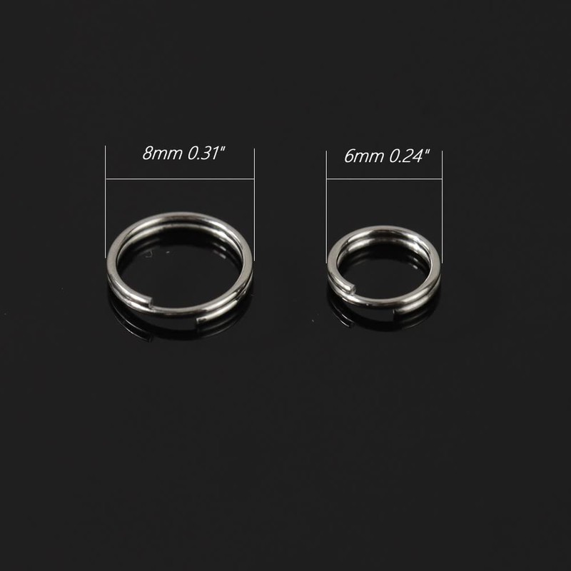 Stainless Steel Key Ring Split Ring Multi Tool Key Holder