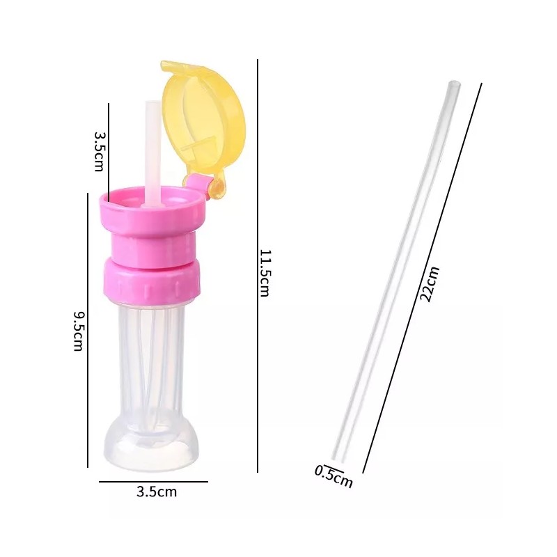 TO Tapa Para Botella De Agua, Tapa Giratoria, Tubo Para