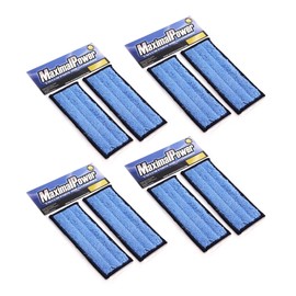 MaximalPower Replacement 8 Pack Washable Reusable Wet/Dry Mopping Pads for iRobot Braava Jet 240 (8)