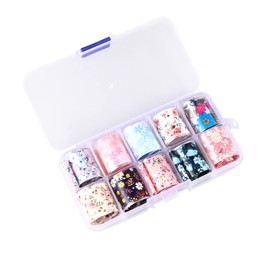 TOVINANNA Flower and Star Nail Art Decals DIY Manicure Supplies for Women Durable and Lightweight Nail Ornaments Unique Designs for Home Professional Use