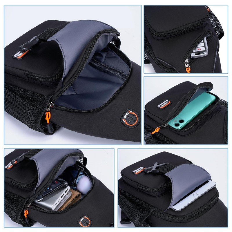 O-TBOST Travel Small Sling Bag Crossbody Bags for Women Men