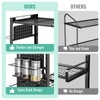Freexployer 31 Inch Pot Rack Wall Mounted, 2-Tier Pots and