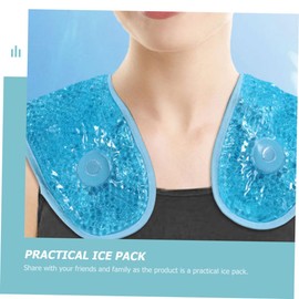 Gatuida Cold and Hot Compress Bag for Neck and Shoulder U-shaped Gel Ice Pack for Management Versatile Reusable Ice Bag for Swelling and Muscle Recovery for Home and Travel Use