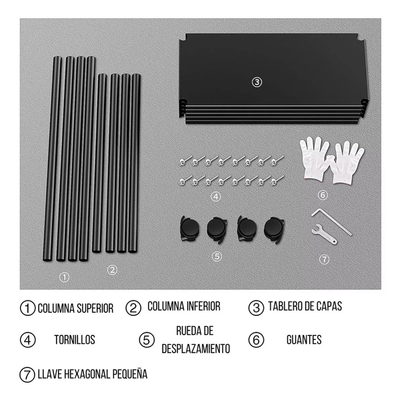 Bee Vibes Rack - Mueble Organizador Multiusos Para Microondas O