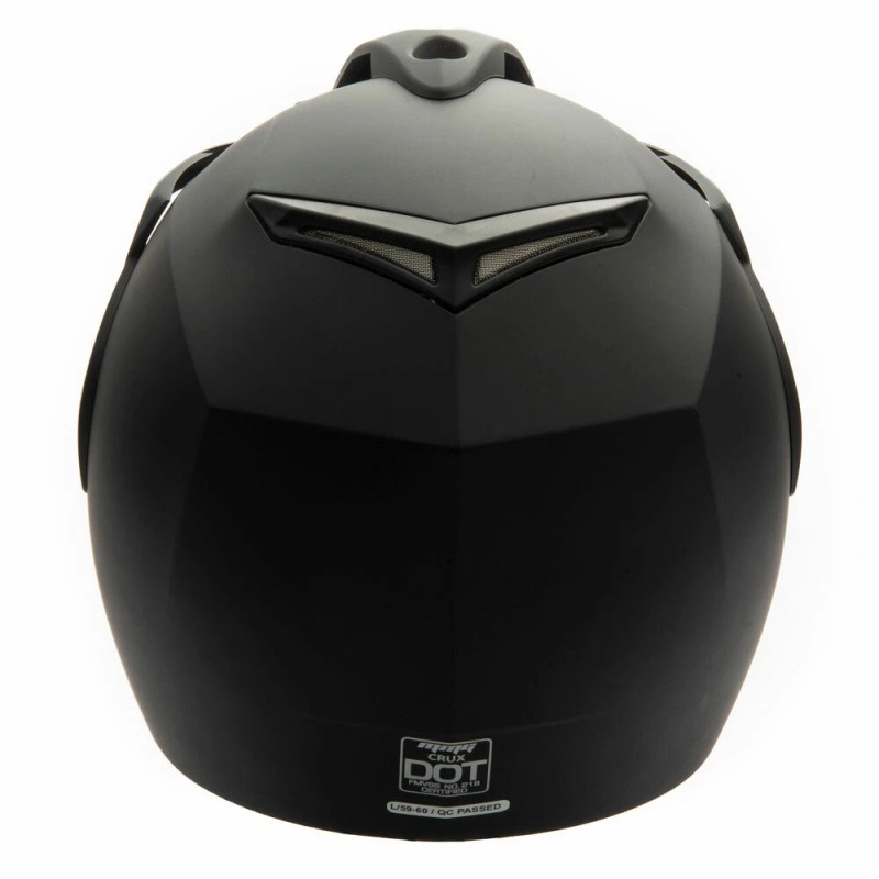 MMG Motorcycle Scooter Open Face Helmet Crux Flip Up Visor