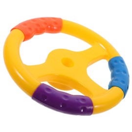 Kisangel Steering Wheel for Play Accessory for Bumper Cars Swing Cars Versatile Steering Wheel Present for