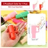 PATIKIL Mini Tumbler Keychain, 2Pcs Mini Cup Keychain Lip Balm