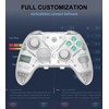 BLESSOURCE PC Controller,Bluetooth Controller with Hall Triggers,Hall Joysticks,RGB Light,for PC/Switch/iOS/Android