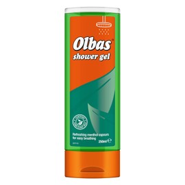 Olbas Shower Gel 250ml - Refreshing Menthol Vapours for Easy Breathing - Contains Pure Plant Oils