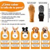 4 Calcetines Antideslizantes para Perros con Tira Reflectante Ajustable,S