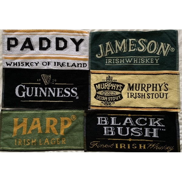 Set of 6 Irish Bar Towels