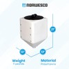 Norwesco 10 Gallon Square Total Drain Tank