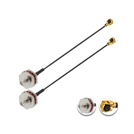 POBADY 2PCS U.FL IPEX to SMA Female Waterproof Box M16 Low Loss Coaxial Cabl 4" /10CM IPX IPEX to SMA Female 1.13mm Mini-Coaxial Pigtail Cable for Wireless Routers Mini PCIE Network Cards PCI