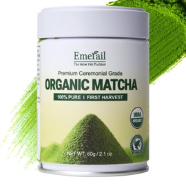 Emerail Organic Ceremonial Matcha Powder - Premium Green Tea 60g
