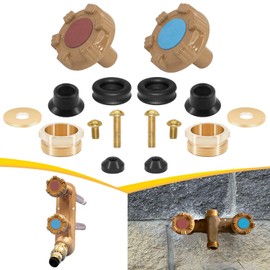 Datrenm RK-22MH Outside Faucet Repair Kit Metal Handle Compatible with Woodford Model 22,Model v22