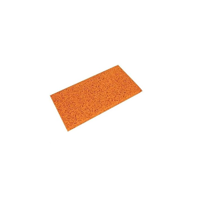 Orange Rubber 18mm Sponge 280 x 140mm Rough D4684