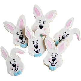 ½ Dz. Easter Bunny Cookies! Easter Birthday, Spring Bridal Shower Party Favors or Baby Gift!