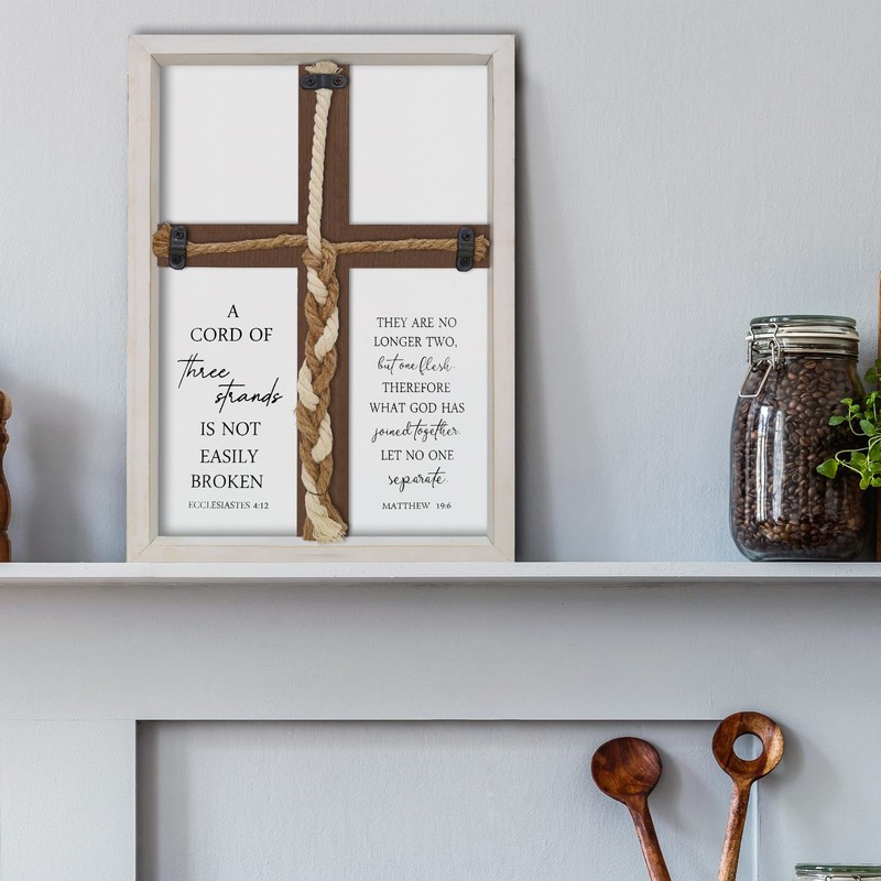 FZMHASLWW A Cord of Three Strands Wedding Ceremony Unity Cross