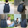 Liokesa - Mochila para portátil para hombres, mochila escolar para