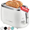 MUELLER HOME Retro Toaster 2 Slice, 7 Browning Levels, 3