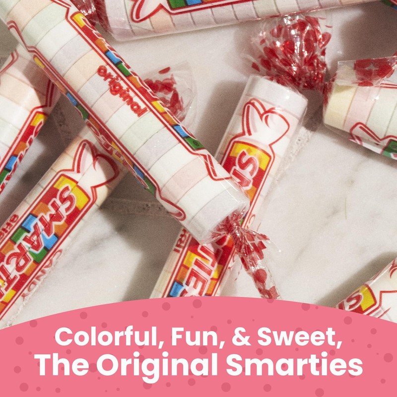Smarties Candy Bulk Rolls Original Flavor - Gluten & Vegan