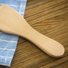 DOITOOL 4pcs Small Beech Butter Spatulas Non- Stick Wooden Turner