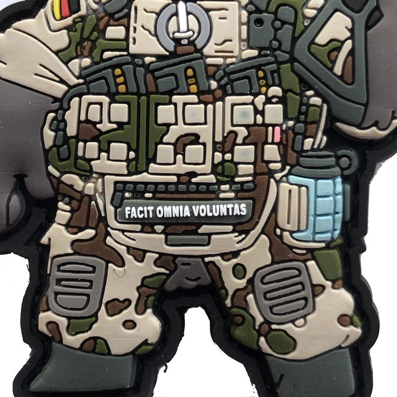 Tacopgear Teddy Bear German Army Soldier Army Patch