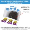 iTouchless 3-Pack Compact Bathroom Absorbs Garbage Smells, All Natural Activated