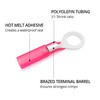 Wirefy 150 PCS Heat Shrink Ring Terminals #6 - a