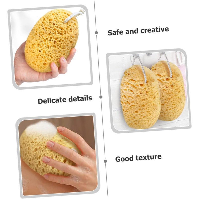 Set de 4 Esponjas Exfoliantes y Lufa para Ducha HAPINARY
