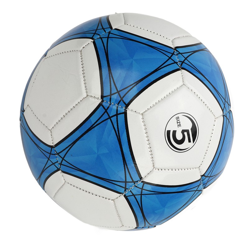 Soccer Ball Blue and White Color Thicked Size 5 Children
