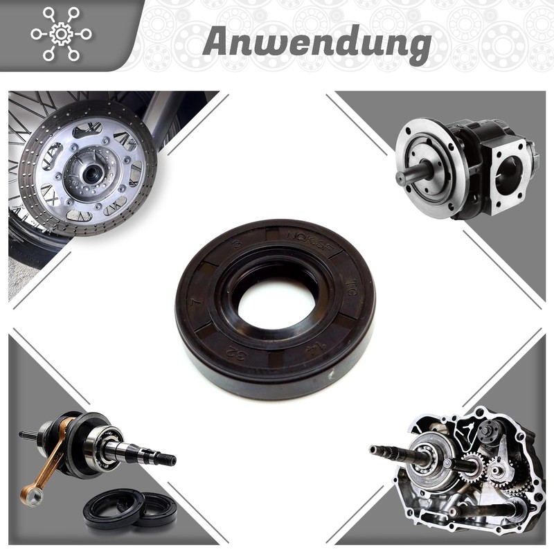 Parts and Parts Shaft Seal 14 x 32 x 7