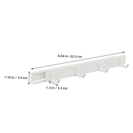 Garneck 3-Piece Robust Coat Stand, Wardrobe Organisation, Clothes Rack, Trouser Stand, Extendable Clothes Hanger Hook, Extendible Clothes Rack, Full Extension Rails