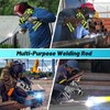 Faiuot E6013 Welding Rods 3/32'': 2.5LB 14'' Low-Carbon Steel Welding