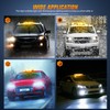 Nilight 42 LED Roof Top Strobe Lights Hazard Emergency Safety