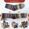 QIGEN LTD 5 Pairs Women Ladies Thermal Socks Nordic Socks