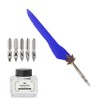 European Retro Quill Alloy Feather Writing with Pen Nibs Gift