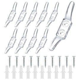 10pcs Clear Cord Cleat for Child Safety,blind cord hook,Blind Cord Winders,wall rope cleats,blind clips plastic,cleat hooks Pull Cord Winders,Plastic Cord Hooks for Blinds Curtains Sun Shades Ropes