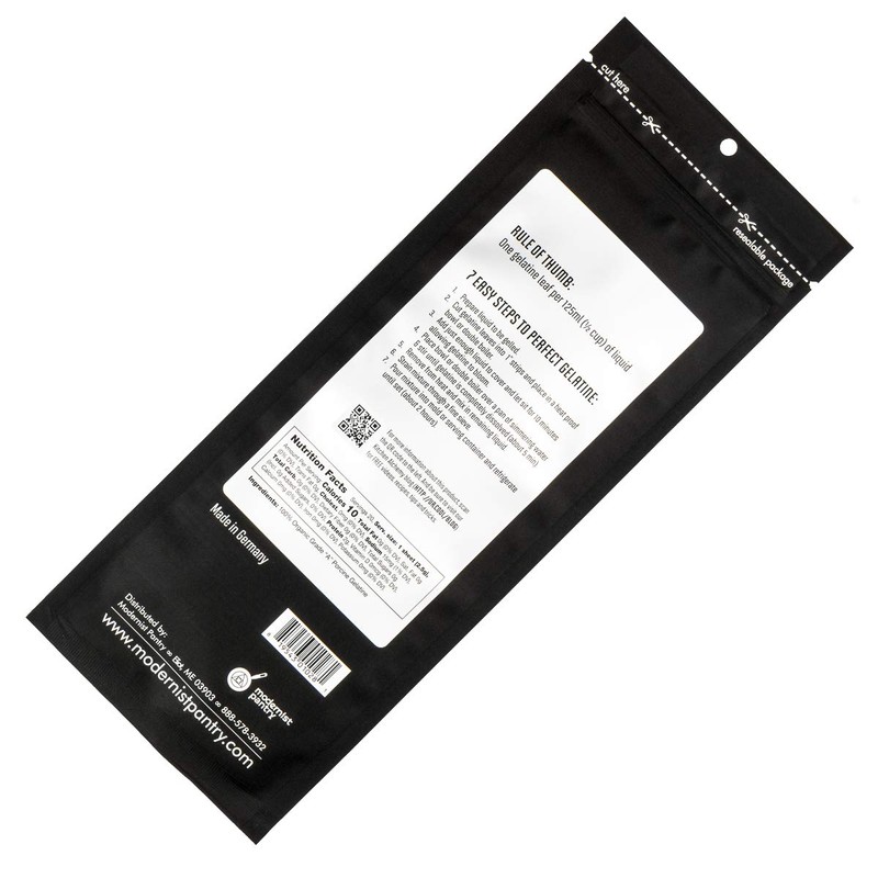 ORGANIC PerfectaGel Silver Gelatin Sheets (170 Bloom) - 100 Sheets
