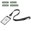 YOKIVE 2 Pcs Badge Holder, Vertical Aluminum with Metal Hook