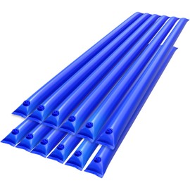 12 Pack 0.7mm Thicker Pool Cover Water Bags, 8FT Blue Single Chamber Water Tubes for Inground Swimming Pool Winter Cover, Three-Layer Composite Material