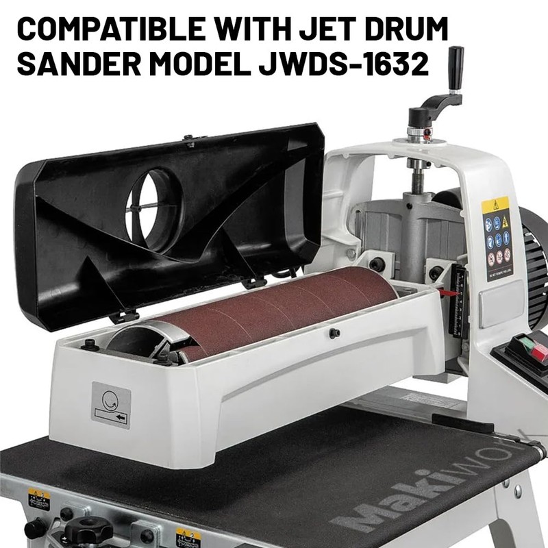 Drum Sander Conveyor Feed Belt Compatible with JET JWDS-1632 Drum
