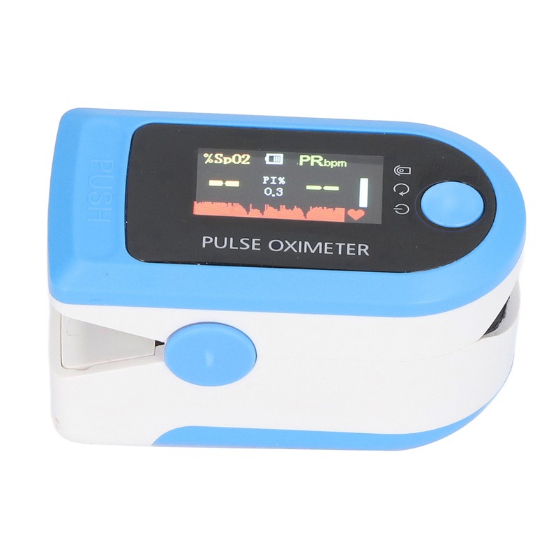 Fingertip Pulse Oximeter Digital Blood Oxygen Saturation Monitor with LED